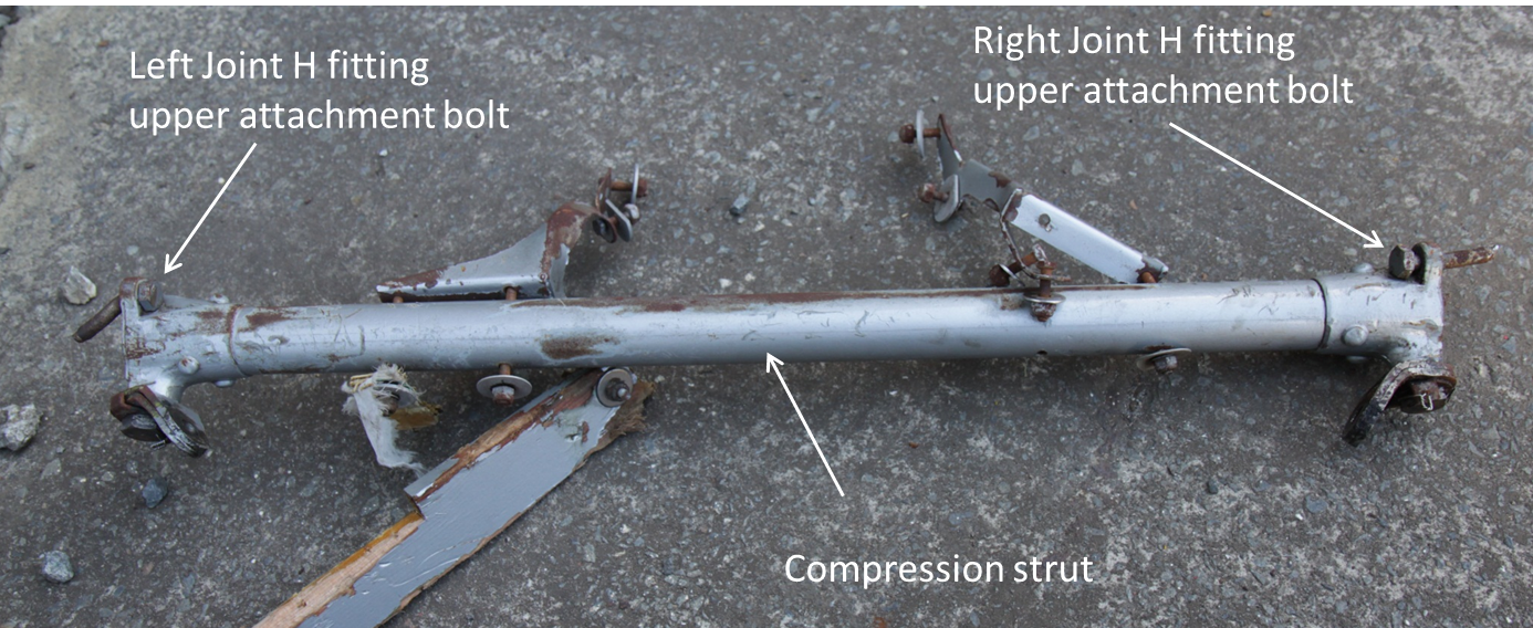 Figure 25: Compression strut viewed from the rear